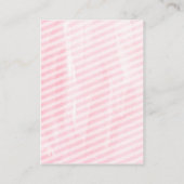 Baby Tea Party | Baby Luier Raffle Ticket Informatiekaartje (Achterkant)