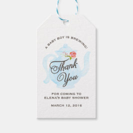 Baby Tea Party | Baby shower Favor Gift Label | Bl Cadeaulabel