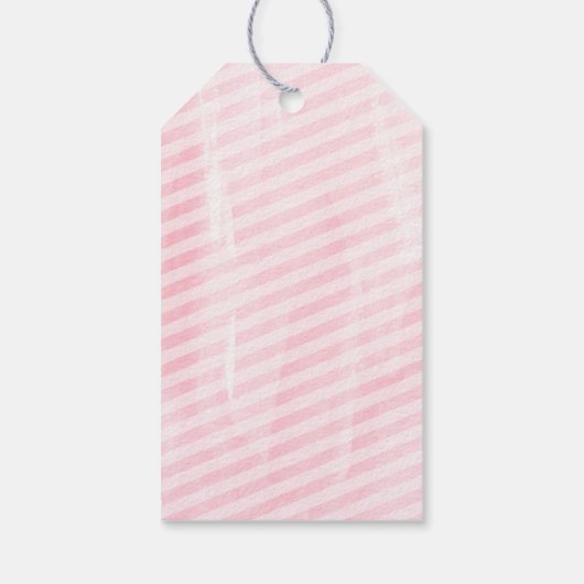 Baby Tea Party | Baby shower Favor Gift Label Cadeaulabel (Achterkant)