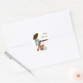 Baby Tea Ronde Sticker (Envelop)