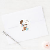 Baby Tea Ronde Sticker (Envelop)