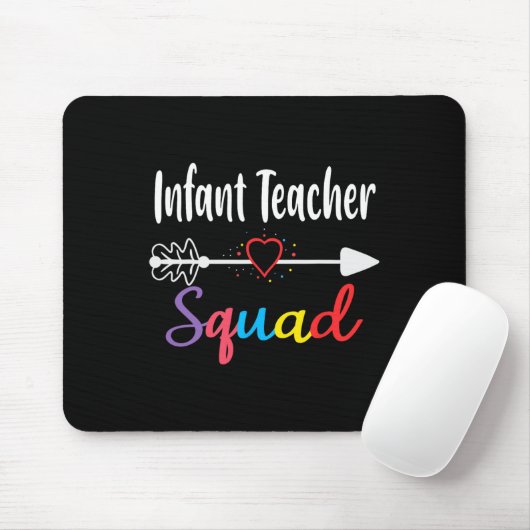 Baby Teacher Squad Plezier Terug naar School Teach Muismat (Met muis)
