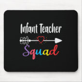 Baby Teacher Squad Plezier Terug naar School Teach Muismat (Voorkant)