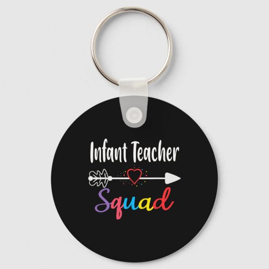 Baby Teacher Squad Plezier Terug naar School Teach Sleutelhanger (Voorkant)