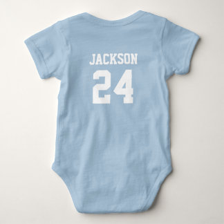 Baby Team Jersey Number en Monogram Romper