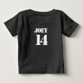 Baby Team Jersey Nummer Baby (Achterkant)