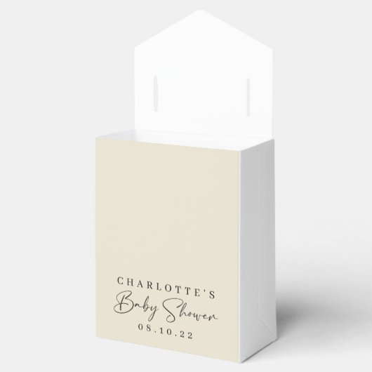 Baby Teddy Bear Baby shower Favor Box Bedankdoosjes (Geopend)