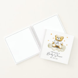 Baby Teddy Bear Baby shower Guest Book Notitieboek