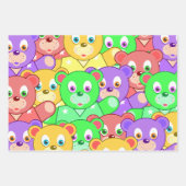 Baby Teddy Bear Inpakpapier Vel (Voorkant 3)
