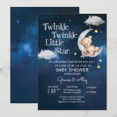 BABY teddyy Beer Twinkle Twinkle Little star Kaart (Voorkant / Achterkant)