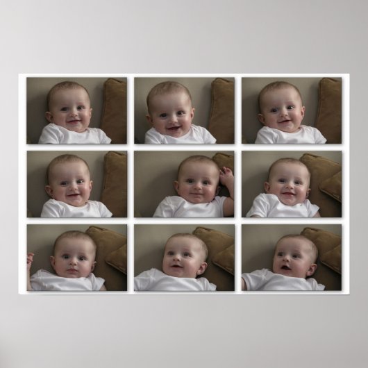 Baby Tegels Poster (Voorkant)