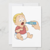 Baby temperatuurcontrole pediatrische gezondheid kaart (Voorkant)