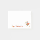 Baby Thanksgiving Turkije Post-it® Notes (Voorkant)