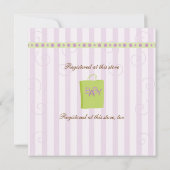 Baby thee in Paars Kaart (Achterkant)