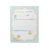 Baby Thema Bestelformulier en Factuur Notitieblok (Linkerzijde)