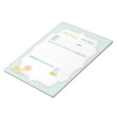 Baby Thema Bestelformulier en Factuur Notitieblok (Schuin)