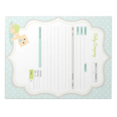 Baby Thema Bestelformulier en Factuur Notitieblok (Voorkant)