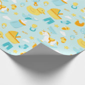 Baby thema cadeaupapier (Hoek)