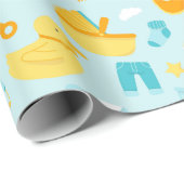 Baby thema cadeaupapier (Rol Hoek)