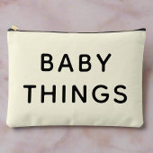 Baby Things Essentials Zwart Script Neutraal Etui