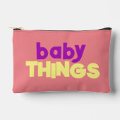 Baby Things Stuff Bold Typografie Kleurrijk Stijlv Etui (Voorkant)