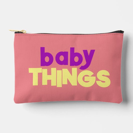 Baby Things Stuff Bold Typografie Kleurrijk Stijlv Etui (Voorkant)