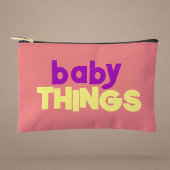 Baby Things Stuff Bold Typografie Kleurrijk Stijlv Etui