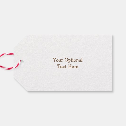 Baby Tiger aangepaste geschenk labels Cadeaulabel (Achterkant Horizontaal)