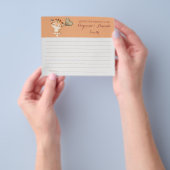 Baby Tiger | Advies voor de Kaart van Baby showers (Hand)