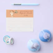 Baby Tiger | Advies voor de Kaart van Baby showers (Enkel)