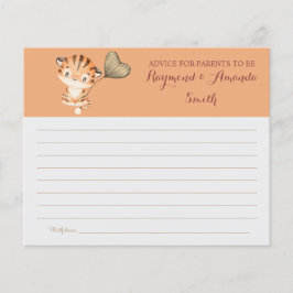 Baby Tiger | Advies voor de Kaart van Baby showers