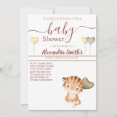 Baby Tiger | BABY SHOWER Kaart (Voorkant)