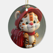 Baby Tiger Cartoon-76775 Keramisch Ornament (Links)