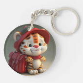 Baby Tiger Cartoon-76775 Sleutelhanger (Achterkant)