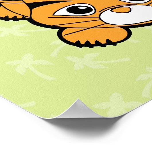 Baby Tiger Cutie Poster (Hoek)