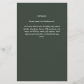 Baby Tiger Gender onthult Shower-uitnodigingen Flyer (Achterkant)