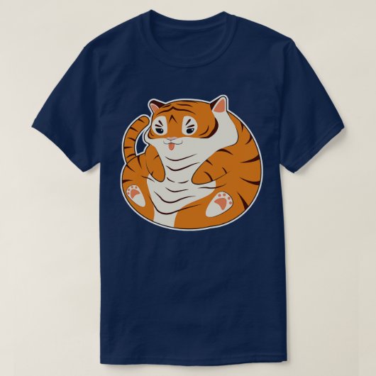 Baby Tiger grappig T-shirt (Design voorkant)