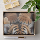 Baby tiger in the wildflowers tissuepapier (Geschenk)