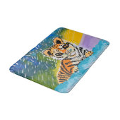 Baby Tiger: "Kunst van kinderen" Badmat (Gekanteld)