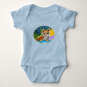 Baby Tiger: "Kunst van kinderen" Romper