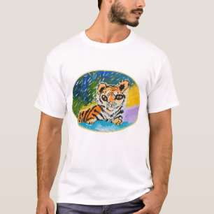 Baby Tiger: "Kunst van kinderen" T-shirt