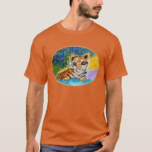 Baby Tiger: "Kunst van kinderen" T-shirt