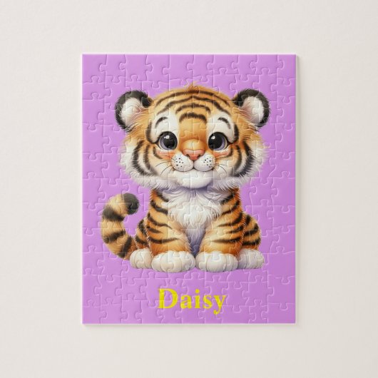 Baby Tiger Legpuzzel (Verticaal)