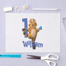 Baby Tiger Pset First Birthday Tissuepapier