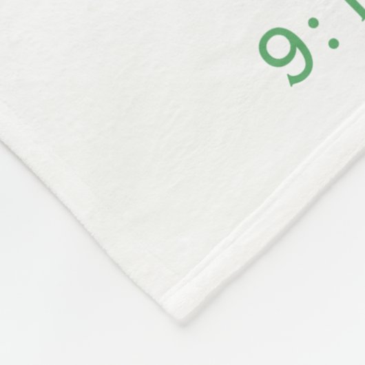 Baby Tiger Tropical Flowers Birth Stats Fleece Deken (Hoek)