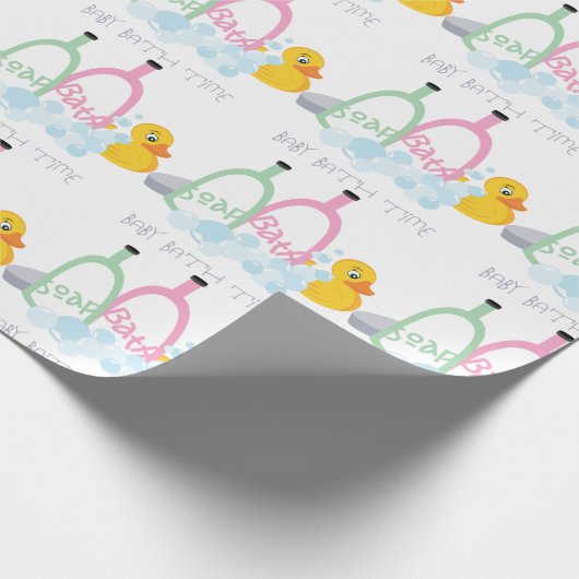 Baby tijd cadeaupapier (Hoek)