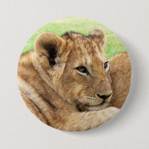 Baby tijdopknoppen ronde button 7,6 cm