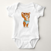 Baby tijger met onderbroek romper (Voorkant)