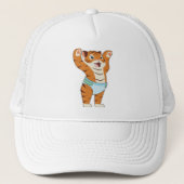 Baby tijger met onderbroek trucker pet (Voorkant)