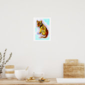 Baby tijger poster (Keuken)